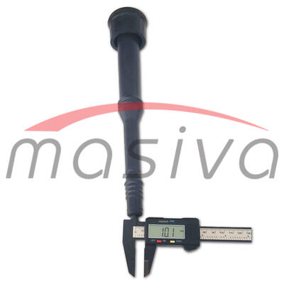 SISNA GUMA DUGAČKA CRNA 306 mm, FI 25 mm, FI 10,5 mm - SET, MASIVA-3