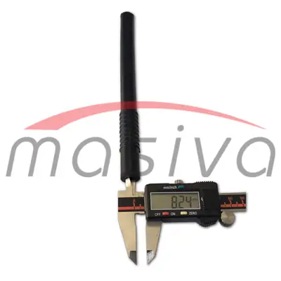 CRIJEVO ZA VAKUM MUZNE JEDINICE CRNO KRATKO FI 8 mm x 21 cm  MASIVA