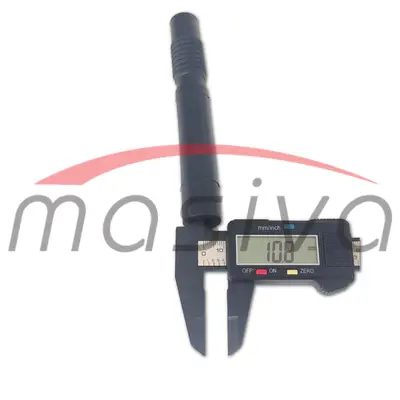 CRIJEVO MLIJEČNO KRATKO CRNO ZA KRAVE FI 9,5 mm X 135 mm   MASIVA-2