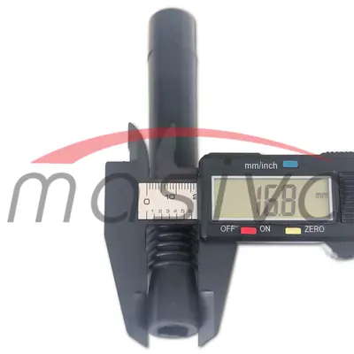 CRIJEVO MLIJEČNO KRATKO CRNO ZA KRAVE FI 9,5 mm X 135 mm   MASIVA-4