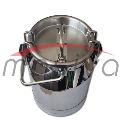 KANTA ZA MLIJEKO S POKLOPCEM - 5 l, INOX MASIVA-2