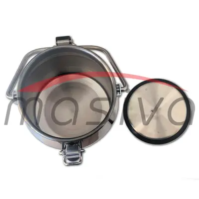 KANTA ZA MLIJEKO S POKLOPCEM - 5 l, INOX MASIVA-3