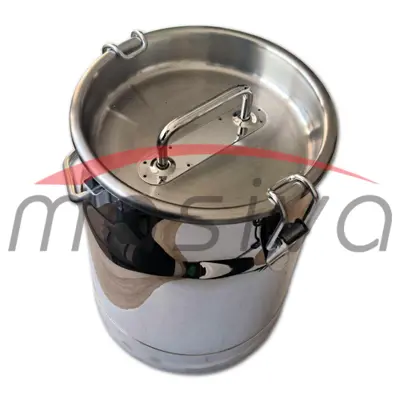 KANTA ZA MLIJEKO S POKLOPCEM - 10 l, INOX MASIVA-3