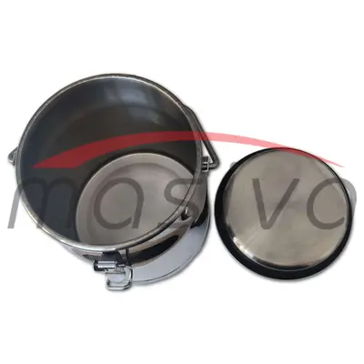 KANTA ZA MLIJEKO S POKLOPCEM - 10 l, INOX MASIVA-4
