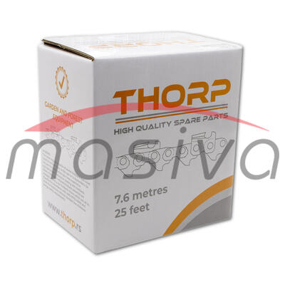 LANAC ZA MOTORNU PILU U ROLI 3,25"-1,5mm (CIJENA JE ZA JEDAN ZUB)   THORP