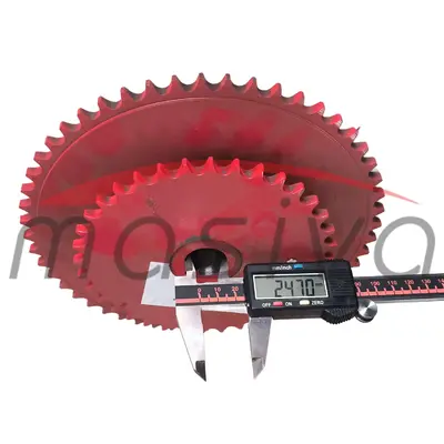 LANČANIK DUPLI POGONA OSOVINA POTISKIVAČA KLJUNA BERAČA SIP EKO3000,3500,Z=52/36-3