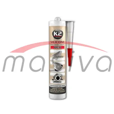 K2 SILIKON ZA BRTVENJE CRVENI 400 ML