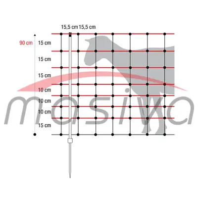 MREŽA ZA OVCE 50 m HORINET 90 cm