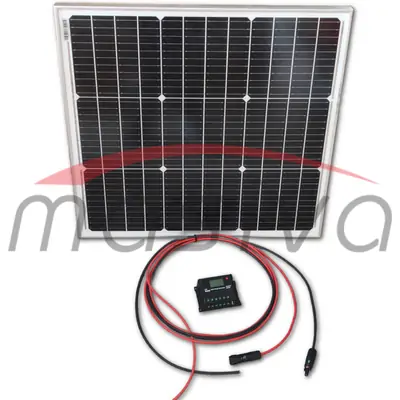 PLOČA SOLARNA ZA NAPAJANJE PASTIRA 65W (PLOČA,KABAL,REGULATOR)