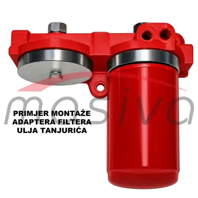 ADAPTER FILTERA ULJA TANJURIĆA ZETOR KOMPLET NOSAČ + POKLOPAC + BRTVE-3