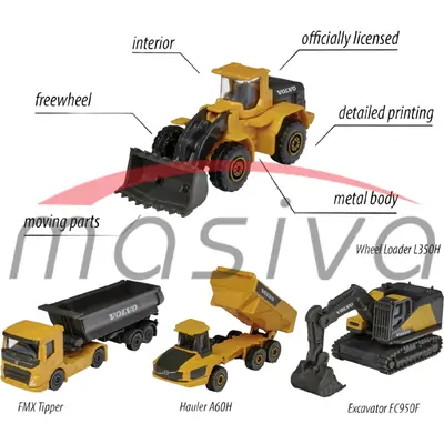 IGRAČKA VOLVO GRAĐEVINSKI STROJEVI 4/1 DICKIE