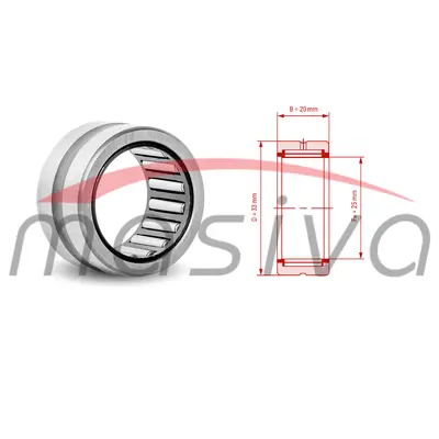 LEŽAJ NK 25/20 NBS 25X33X20-0