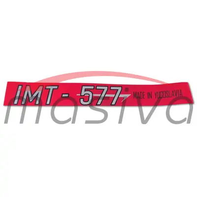 NALJEPNICA IMT-577 CRVENA    85 x 600