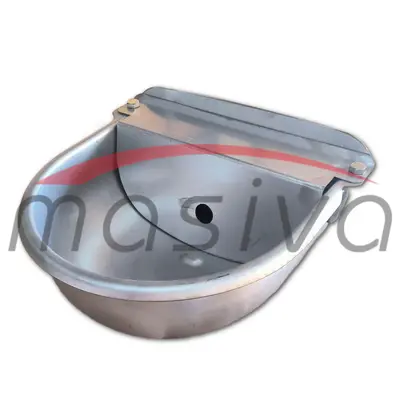POJILICA ZA KRAVE AUTOMATSKA INOX SA PLOVKOM 4 l PRIKLJUČAK LIJEVO I DESN0 1/2"-0