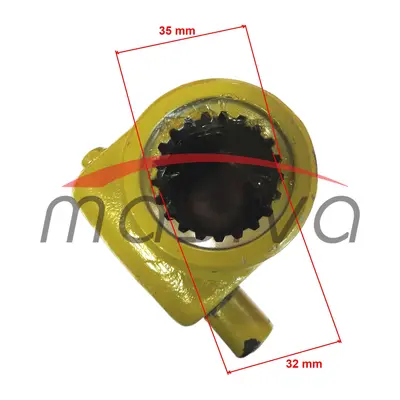 PRODUŽETAK KARDANA  1"3/8" Z=21 NA 1"3/8" Z=6  L=160    MASIVA-2