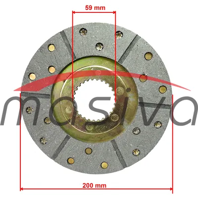 LAMELA KOČIONA IMT-558-560-575-577-578-579  14 mm    560.01.710    IN-1