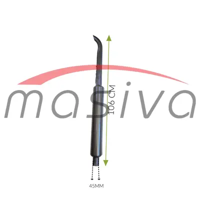 AUSPUH NA GORE UNIVERZAL445-550-640 ŠTORE402-404-502-504 45mm L=1060 LONAC 90mm-1