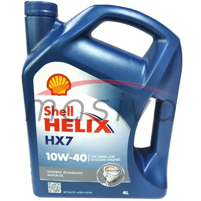 ULJE SHELL HX7 A3/B4 10W40  4/1 l