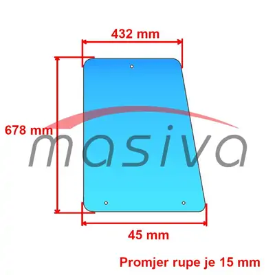 STAKLO BOČNO IMT-539 3 RUPE
