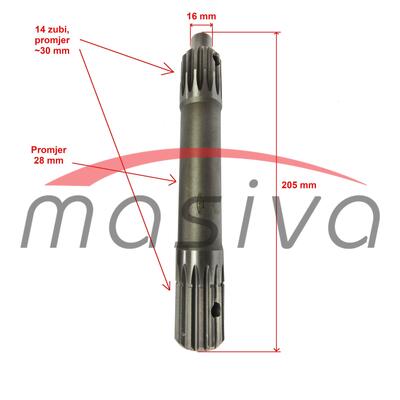 VRATILO PRENOSNO DVIJE RUPE TOMO VINKOVIĆ TV-730/818/826  005.04.2.0.002  601657-1