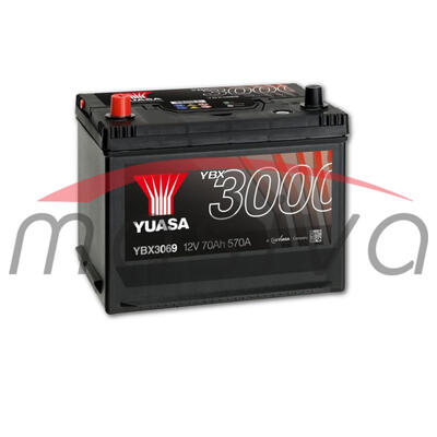 AKUMULATOR 12V 70 Ah D +  640 A, YUASA GARANCIJA 30 MJESECI
