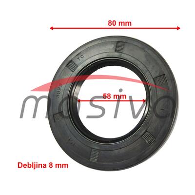 ULJNA BRTVA  -  58 X 80 X 8-1