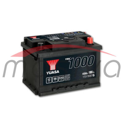 AKUMULATOR 12V 56 Ah D + 510 A, YUASA GARANCIJA 30 MJESECI