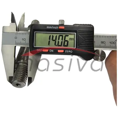 OSOVINA BERAČA NATEZNE REMENICE SIP-KK30  FI-20  L=115 NAVOJ M14X1,5    MASIVA-1