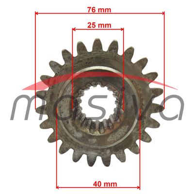 ZUPČANIK PRIKLJUČNOG VRATILA Z 23 601 925-2