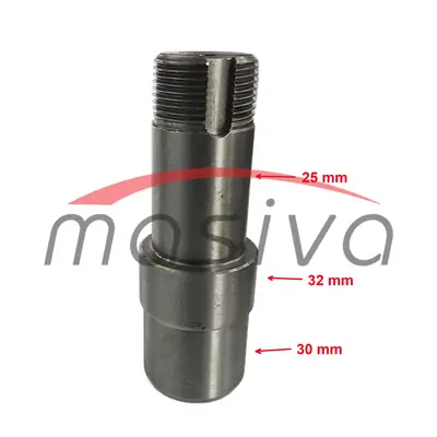 OSOVINA CRTALA PLUGA IMT-755/757 STARI TIP SA NAVOJEM  L=90mm      MASIVA-1