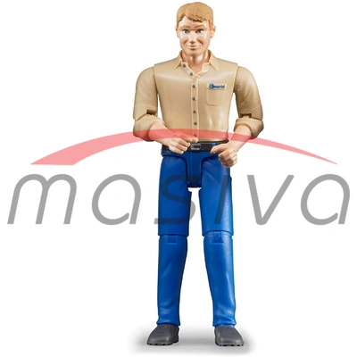 IGRAČKA ČOVJEK FARMER BRUDER PLAVE HLAČE IGRAČKA ČOVJEK FARMER BRUDER PLAVE HLAČE