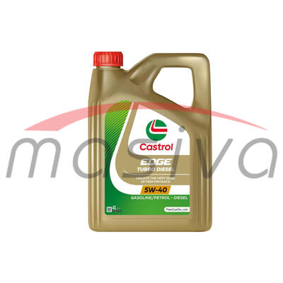 ULJE CASTROL EDGE TURBO DIESEL 5W40  4/1 l